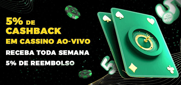 Promoções do cassino ao Vivo euzzo